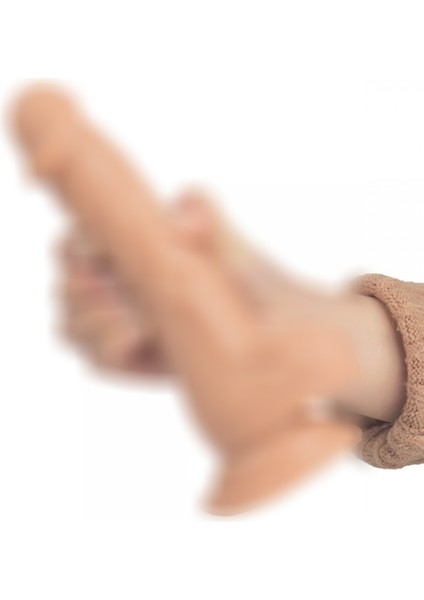 Sevindik Medikal 21 cm Gerçekci Titreşimli Dildo Vibratör