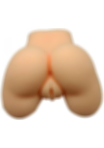 Sevindik Medikal 2 Işlevli 3D Realistik Kalça Suni Vajina Anüs - Small Red Plum