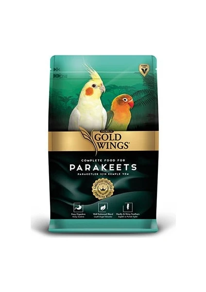 Gold Wings Premium Paraket Yemi 1 kg