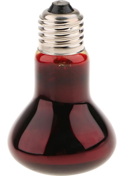 Sürüngen Kaplumbağa Amfibi Cam Gece Işığı Kızılötesi Işık E27 Isı Lambası 60w (Yurt Dışından)