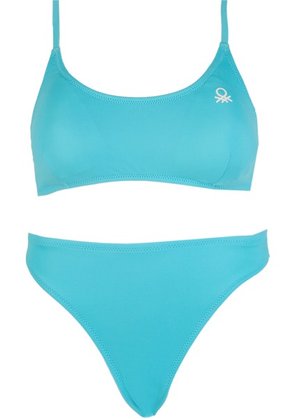 United Colors Of Benetton Kadın Bikini Mavi W25023