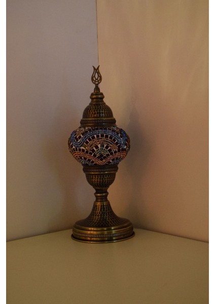 Karlıkturistik Mozaik Masa Lambası ,Mozaik Abajur,Masa Üstü Otantik Lamba,Dövme Desen Sıvama Lamba ,Model14 fiyatları