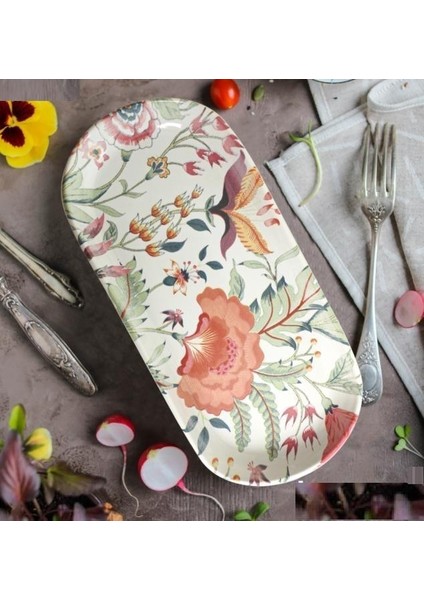 Noyan 26 Cm Kayık Tabak Beyaz 004