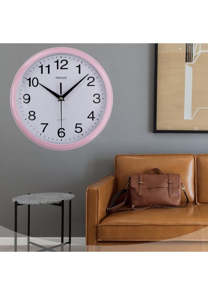 Modern Duvar Saati Sessiz Sessiz Olmayan Ev Oturma Odası Ofis Pembe (Yurt Dışından) modelleri