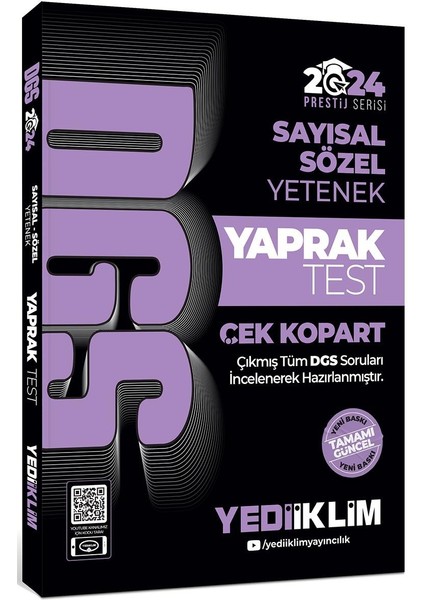 2024 ALES Sayısal-Sözel Yetenek Çek Kopart Yaprak Test