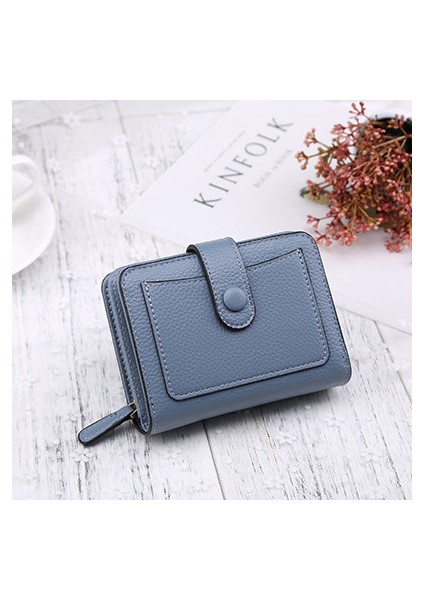 Bifold Kısa Çok Fonksiyonlu Toka Cüzdan Cüzdan (Yurt Dışından)