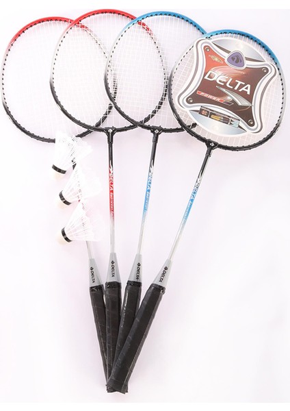 4 Adet Badminton Raketi İle 3 Adet Badminton Topu Ve Deluxe Badminton Çantası Dörtlü Grup Seti