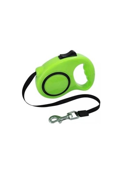 Makaralı Otomatik Köpek Tasması 5 mt