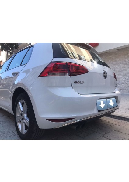 Golf 7 Krom Arka Tampon Cıtası 3 Parça