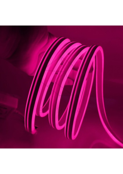220 Volt Neon LED Tak Çalıştır Esnek Şerit Neon LED Aydınlatma 8X16 mm Hortum LED