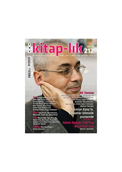 Kitap-Lık Dergisi Sayı: 212 Kasım-Aralık 2020