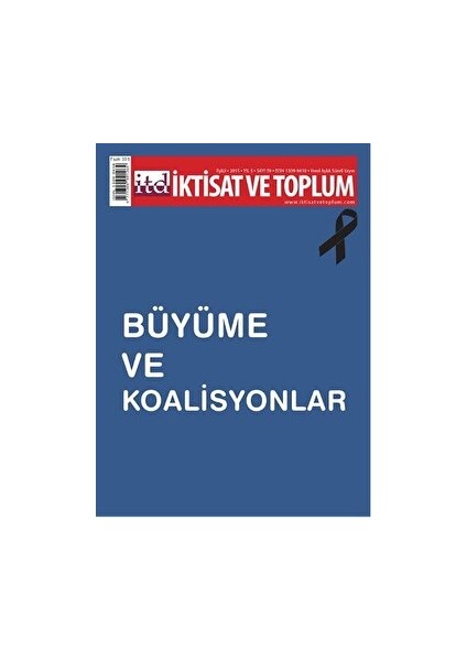 Iktisat Ve Toplum Dergisi Sayı: 59