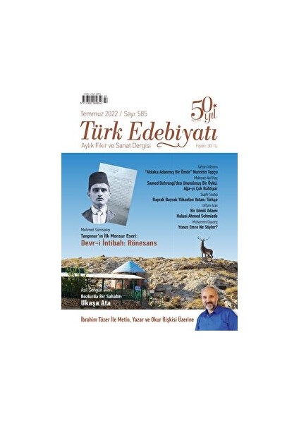 Sayı: 585 Temmuz 2022