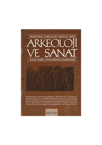Arkeoloji Ve Sanat Dergisi Sayı 109 - 110