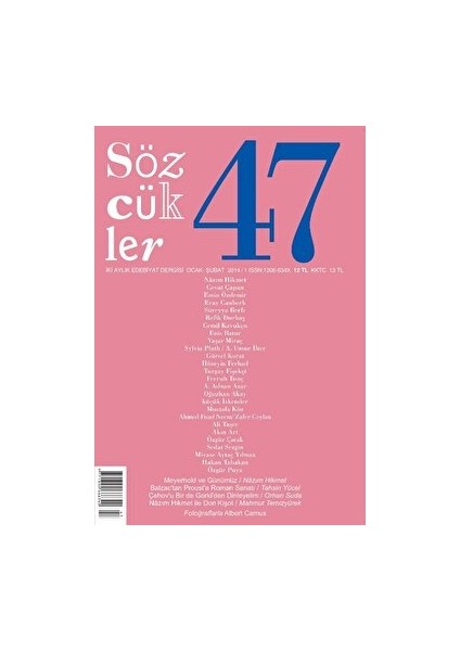 Sözcükler Dergisi Sayı: 47 Ocak - Şubat 2014