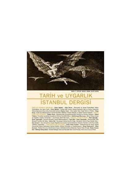Tarih Ve Uygarlık Istanbul Dergisi - Sayı:7 Eylül 2015