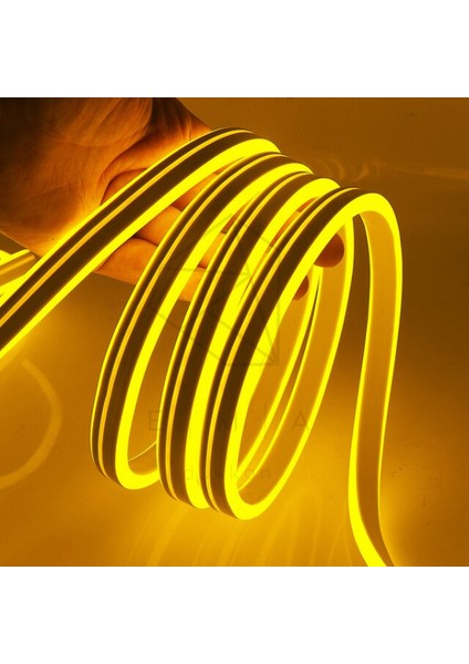 220 Volt Neon LED Tak Çalıştır Esnek Şerit Neon LED Aydınlatma 8X16 mm Hortum LED