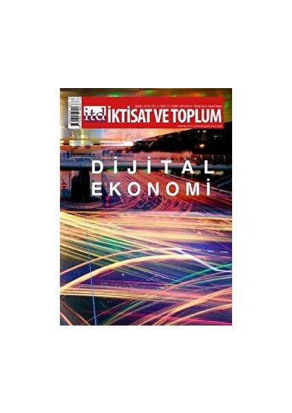 Iktisat Ve Toplum Dergisi Sayı: 71
