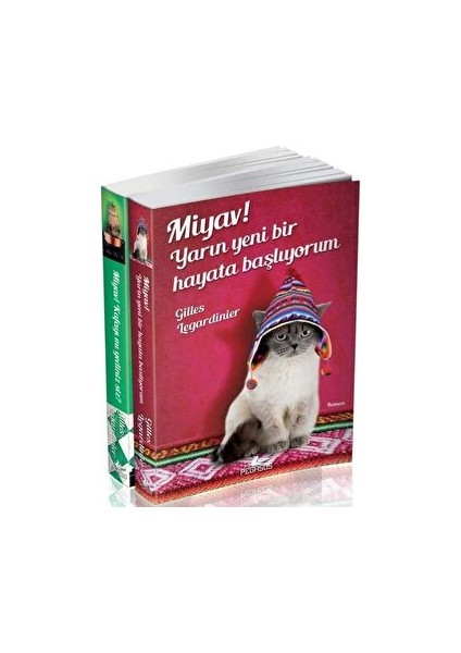 Miyav! 2 Kitaplık Romantik Komedi Seti - Aşk Dostluk ve Kediler & Gilles Legardinier