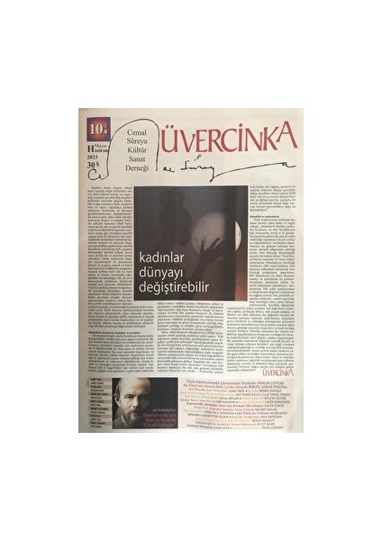 Üvercinka Dergisi: 103 - 104 Mayıs - Haziran 2023