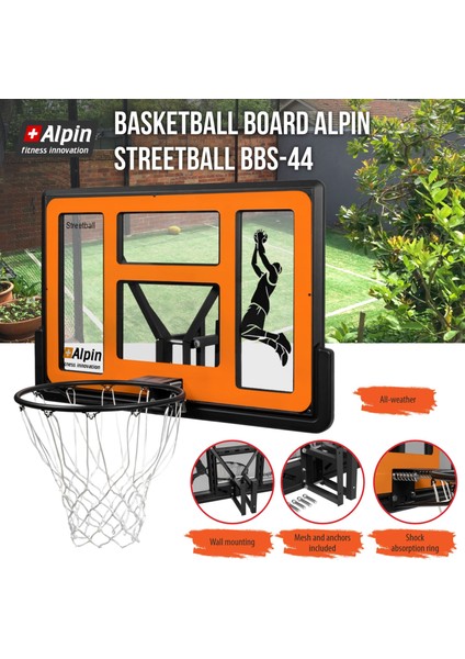 Alpin Streetball Bbs-44 Basketbol Panyası