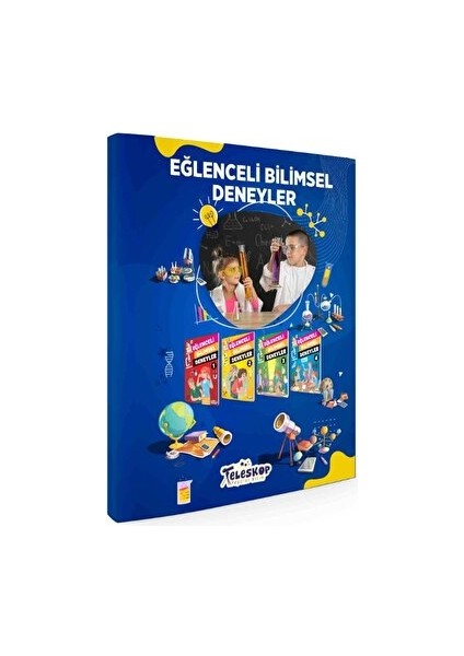 Eğlenceli Bilimsel Deneyler Serisi (4 Kitap)