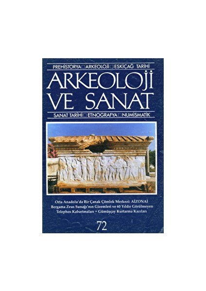Arkeoloji Ve Sanat Dergisi Sayı 72