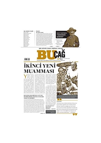 Bu Çağ Dergisi Sayı: 4 Kasım - Aralık 2022