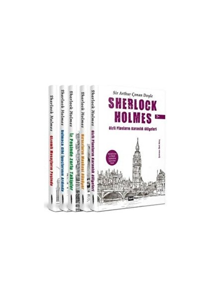 Çocuklar Için Sherlock Holmes Seti (5 Kitap Takım) - Sir Arthur Conan Doyle