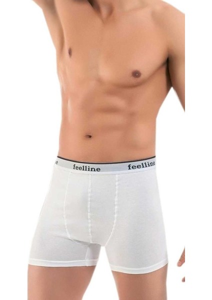 Pamuklu Doğal Likralı Erkek Boxer 4 Adet