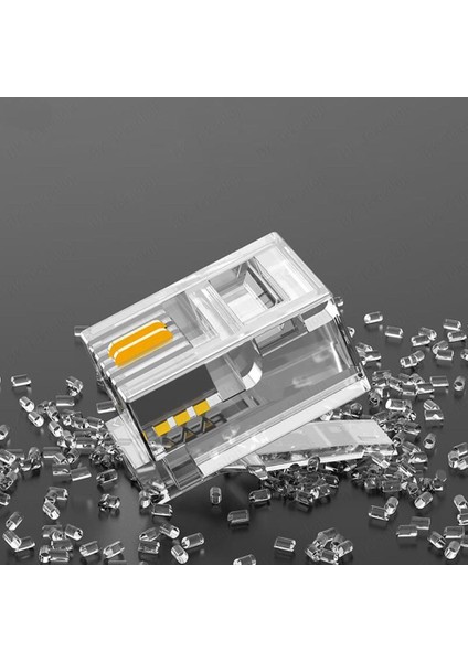 RJ11 Jack Telefon Kablo Ucu Konnektörü 100 Adet