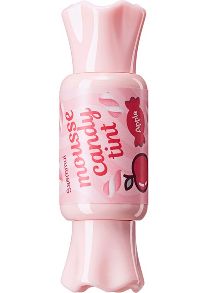 Nem Sağlayan Köpük Yapılı Tint - Saemmul Mousse Candy Tint Apple 10 gr