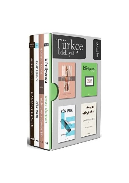 Türkçe Edebiyat Seti (4 Kitap Takım) - Eyüp Tosun