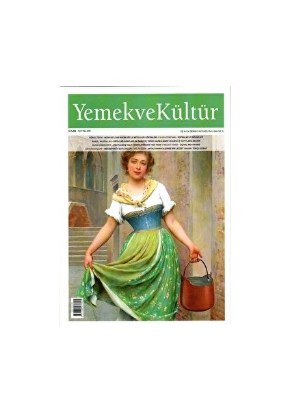 Yemek ve Kültür Üç Aylık Dergi Sayı: 68 Yaz 2022