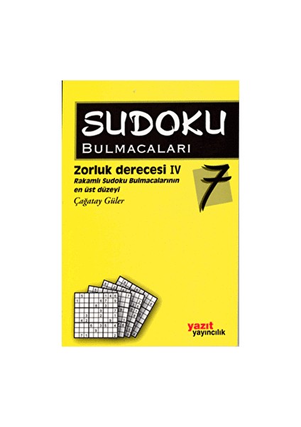 Sudoku Bulmacaları 7 - Çağatay Güler