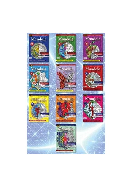 Maxi mandala 10'lu Set - 10 Kitap