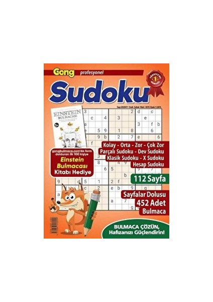 Maxi Gong Profesyonel Sudoku 1