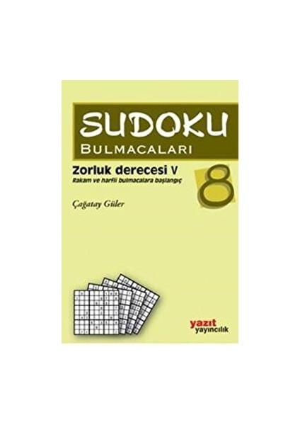 Sudoku Bulmacaları 8 - Çağatay Güler