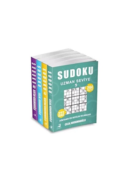 Sudoku Uzman Seviye Seti 2 - 4 Kitap Takım