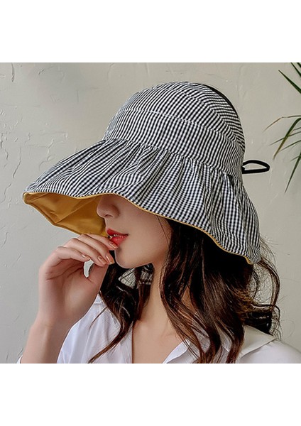 Ayarlanabilir Büyük Kenarlı Meyve Desenli Güneşlik Şapka - 54-58CM (Yurt Dışından) indirimleri