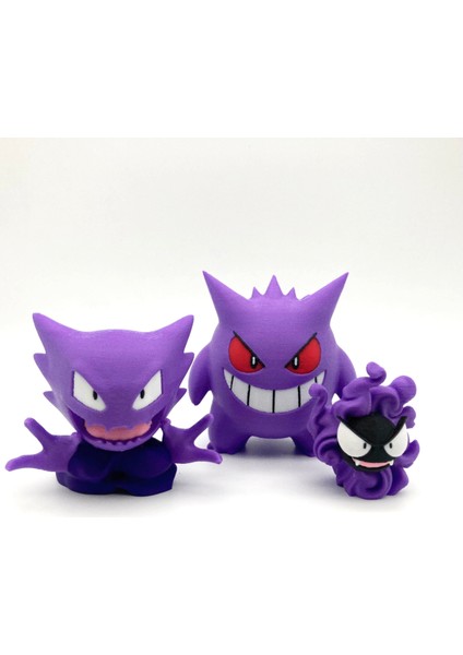 #0092 Gastly Family Pokemon Figür Seti fiyatları