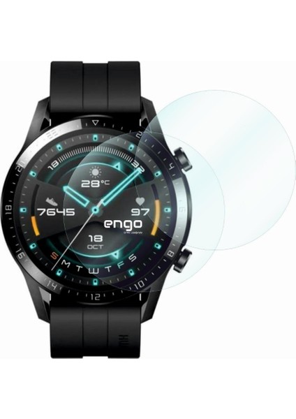 Huawei Watch Gt2 46 mm Ekran Koruyucu Nano Şeffaf Parlak 2 Adet