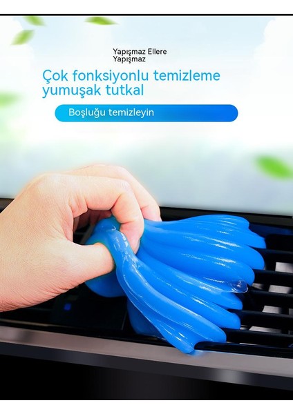2 Parçalı Temizleme Yumuşak Kauçuk Araba Toz Giderme Tutkalı Araba Temizleme Araçları Seti (Yurt Dışından)