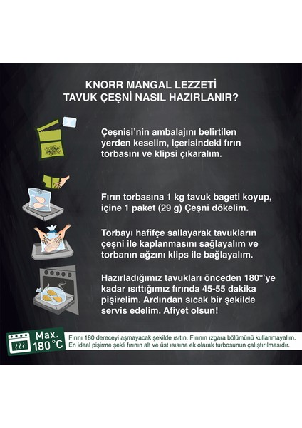 Mangal Lezzeti Çeşnile Fırınla 29 G X4 indirimleri