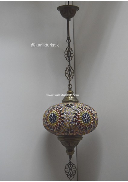 Karlıkturistik Mozaik Lamba ,Büyük Sarkıt ,Tavan Lambası Renkli ,Otantik Aydınlatma ,Mozaik Avize Model 1 fiyatları
