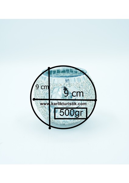 Karlıkturistik Mozaik Mumluk El Işi Dekoratif Otantik Flora Mumluk Hediyelik Eşya Tealight Model 6 modelleri