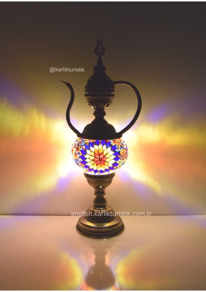 Karlıkturistik Otantik Ibrik Hediyelik Eşya Gece Lambası Model 2