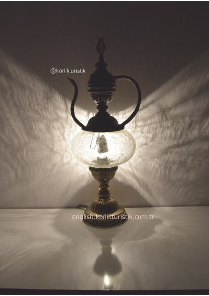 Karlıkturistik Otantik Ibrik Hediyelik Eşya Gece Lambası No3 Şeaf