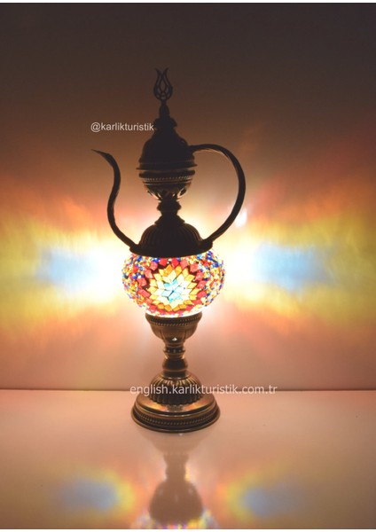 Karlıkturistik Otantik Ibrik Hediyelik Eşya Gece Lambası Model 1