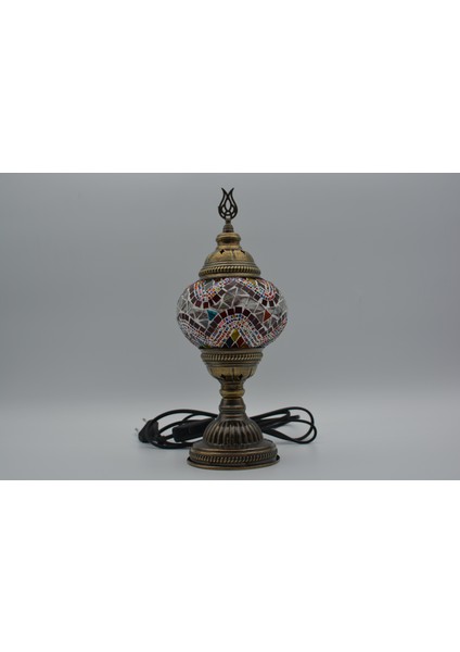 Karlıkturistik Mozaik Lamba ,Mozaik Masa Üstü Lamba, Mozaik Lamba El Işi ,Sıvama Masa Lambası Karışık Model19 fiyatları